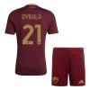 Maillot de Supporter AS Roma Dybala 21 Domicile 2024-25 Pour Enfant